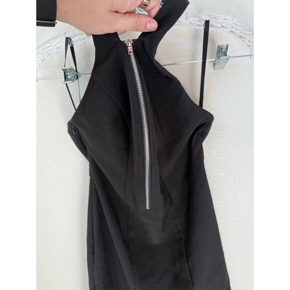 Revolve Superdown Greta Zip Up Dress in Black Size Medium - Picture 7 of 9